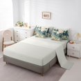 thumbnail image 3 of Manfei Lovely Camper 7 Pieces Full Size Bedding Sets,Green Pine Trees Pattern Full Size Bed in a Bag,Light Gray Reversible, 3 of 7