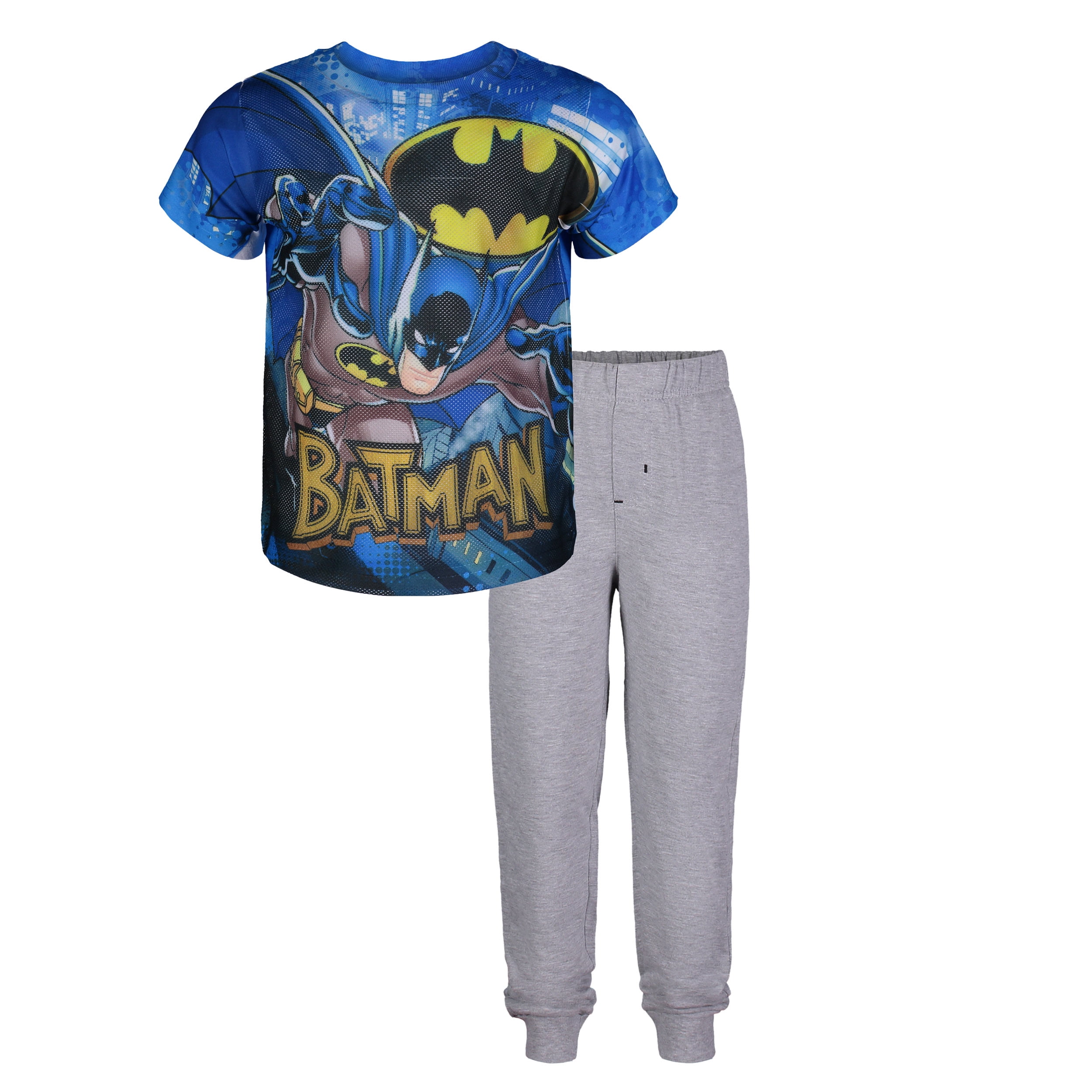 Batman Mesh Toddler Short Set Blue