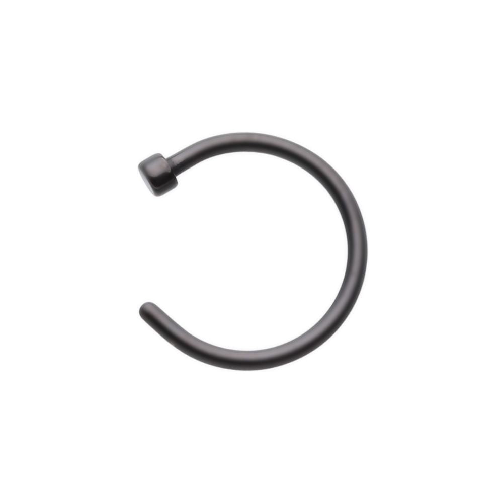 Matte Basic Steel Nose Hook Disk End Hoop Ring - Walmart.com