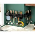 thumbnail image 3 of 20-Inch Kitchen Organizer - Stainless Steel Non-Hole Hooks,storage Organizer flatware Wall Mounted for Knives, Spoons, Forks Utensil racks, 3 of 7