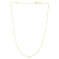 thumbnail image 2 of 14K Yellow Gold Polish Triangle Station Necklace 2" Ext With Lobster Clasp 18in, 2 of 4
