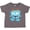 Charcoal Grey, variant on Inktastic Cute Monster, Blue Monster, Funny Monster, Horns Boys or Girls Toddler T-Shirt