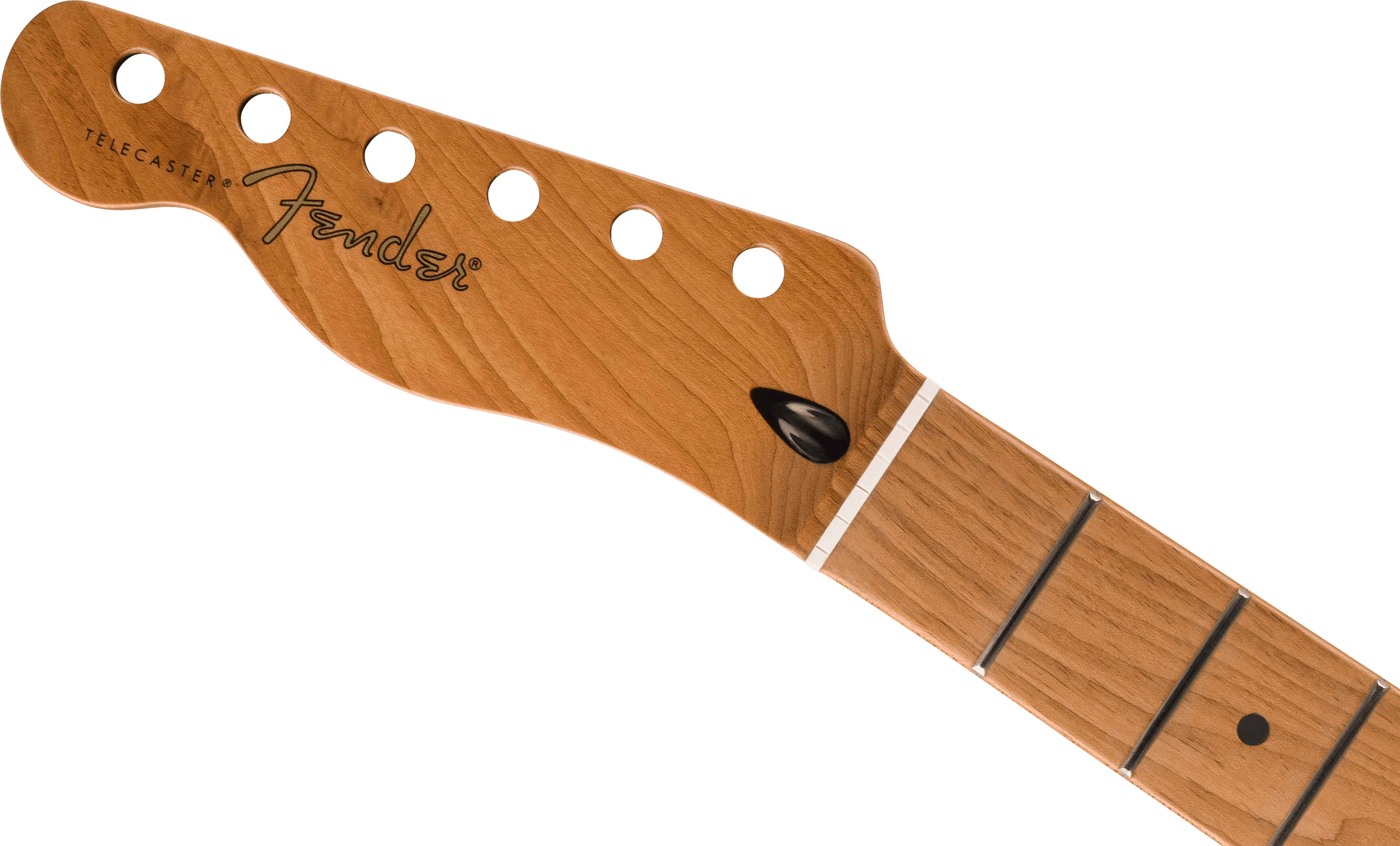 Fender Satin Roasted Maple Left-Handed Telecaster Flat Oval Shaped Neck, Maple Fingerboard
