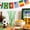 C, variant on Party Tableware Set, Football Themed Disposable Plates and Cups, 8 Piece Paper Tablecloth for Garden Party, Indoor Outdoor