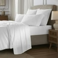 thumbnail image 4 of Superior Carmen 100% Cotton Relaxed Wash Pillowcases, Set of 2, King Size, White, 4 of 7