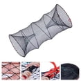 thumbnail image 3 of Outdoor Round Crab Trap Portable Lobster Bait Trap Collapsible Crawfish Cast Net, 3 of 9
