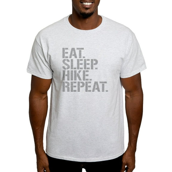 CafePress - Eat Sleep Hike Repeat T Shirt - Men's Classic Graphic T-Shirt