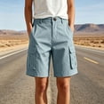 thumbnail image 6 of Dxzfnsa Women's Hiking Cargo Shorts with Pockets Quick Dry Lightweight Summer Shorts for Women Golf Casual S-2XL, 6 of 8