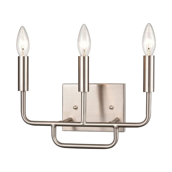 Elk Home 13-Inch Wide Park Slope Vanity Light, Brushed Nickel