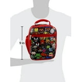 Marvel Avengers Lunch Box Morbido Termico: Borsa Pranzo Per Bambini Con Personaggi, Senza BPA, Maniglia Imbottita, Blu/Nero - 4