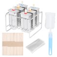 thumbnail image 2 of Popsicle Makers Popsicle , Ice Cream  6- Ice Cream Containers, Children DIY Maker Ice Cream Maker Friends For Home Kids, 2 of 8