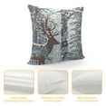 thumbnail image 4 of SHANXI Pillow Covers Christmas Landscape s Throw Pillows Pillow Case for Home Sofa Bedroom Livingroom Decor 24x24in, 4 of 5