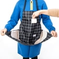 thumbnail image 4 of Aprons for Men Women Cooking Kitchen Aprons Waterproof Oil-Proof Erasable Hand Adjustable Bib Cooking Aprons with Pockets, 4 of 8