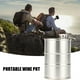 thumbnail image 4 of Mini Wine Barrel Wine Decanter 750ml Capacity Wine Decanter Originality Wine Decanter Stainless Steel Cylindrical Wine Decanter, 4 of 6