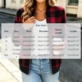 thumbnail image 3 of Mifsaly Womens Plaid Bomber Jacket Cropped Zip Up Flannel Coat Ribbed Cuffs Fall Winter Warm Going Out Street Urban Outerwear with Pockets, 3 of 7