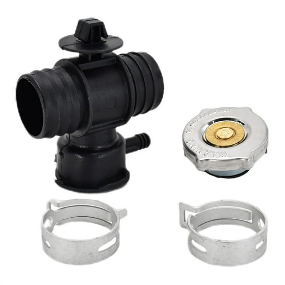 Coolant Filler Radiator Hose Connector & Cap Kit For Chrysler Dodge Jeep 2009-17