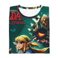 thumbnail image 7 of Game The Legend of Zelda Teen T-Shirt Crewneck Short Sleeve Double-Sided Print Summer Tee Shirts Top For Youth Boys Girls Children Small, 7 of 7