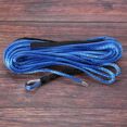 thumbnail image 2 of 4pcs 3/16 Inch X 50 Inch 7700 LBs Synthetic Winch Line Cable Rope with Protection Sleeve for ATV UTV (Blue),4 x Synthetic Winch Rope,Blue, 2 of 5