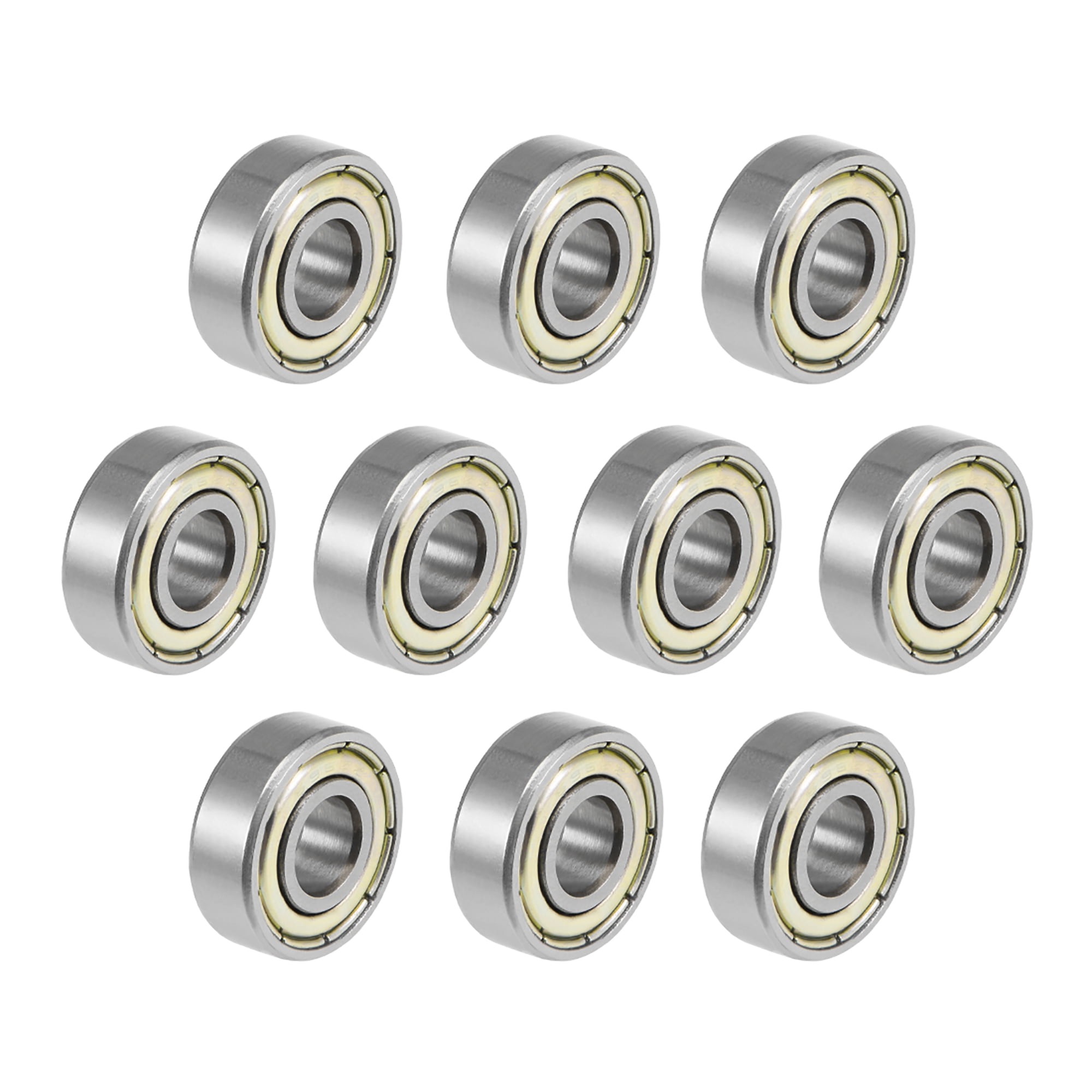 Details about   10pcs ball bearings Ball Bearing Two Rubber Sealed Chrome Skateboard steel new 
