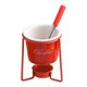 thumbnail image 1 of Olla para fondue de chocolate, vela de té, olla de porcelana para derretir, calentador de mantequilla, caldo, cerámica Rojo, 1 of 7