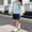 Blue, variant on Amidoa Girls Summer Outfits 2 Piece Short Sleeve T Shirt Solid Color Cute Top and Casual Shorts Kids Clothing Sets,Gray Size 8