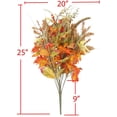 thumbnail image 5 of Admired by Nature Artificial Autumn Flowers, Orange/Green Mix - 20 Inch - ABN3B004-ORGN-MIX - 20 Inch, 5 of 6