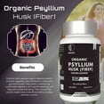 thumbnail image 5 of Heroot Organic Psyllium Husk 1000mg Capsules Helps Digestion, Supports Maintain Regularity, 60 Capsules, 5 of 8