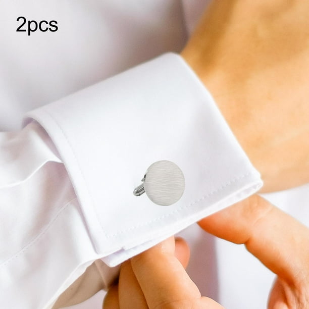 mens white dress shirt cufflinks Formal French Cuff Dress Shirt, 3XL Standard, Slim Fit