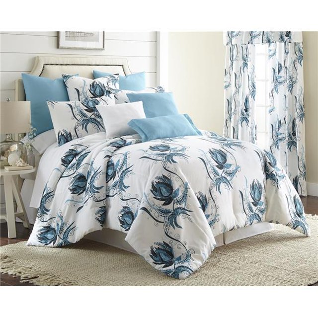 Seascape Reversible Comforter Set - Twin Size