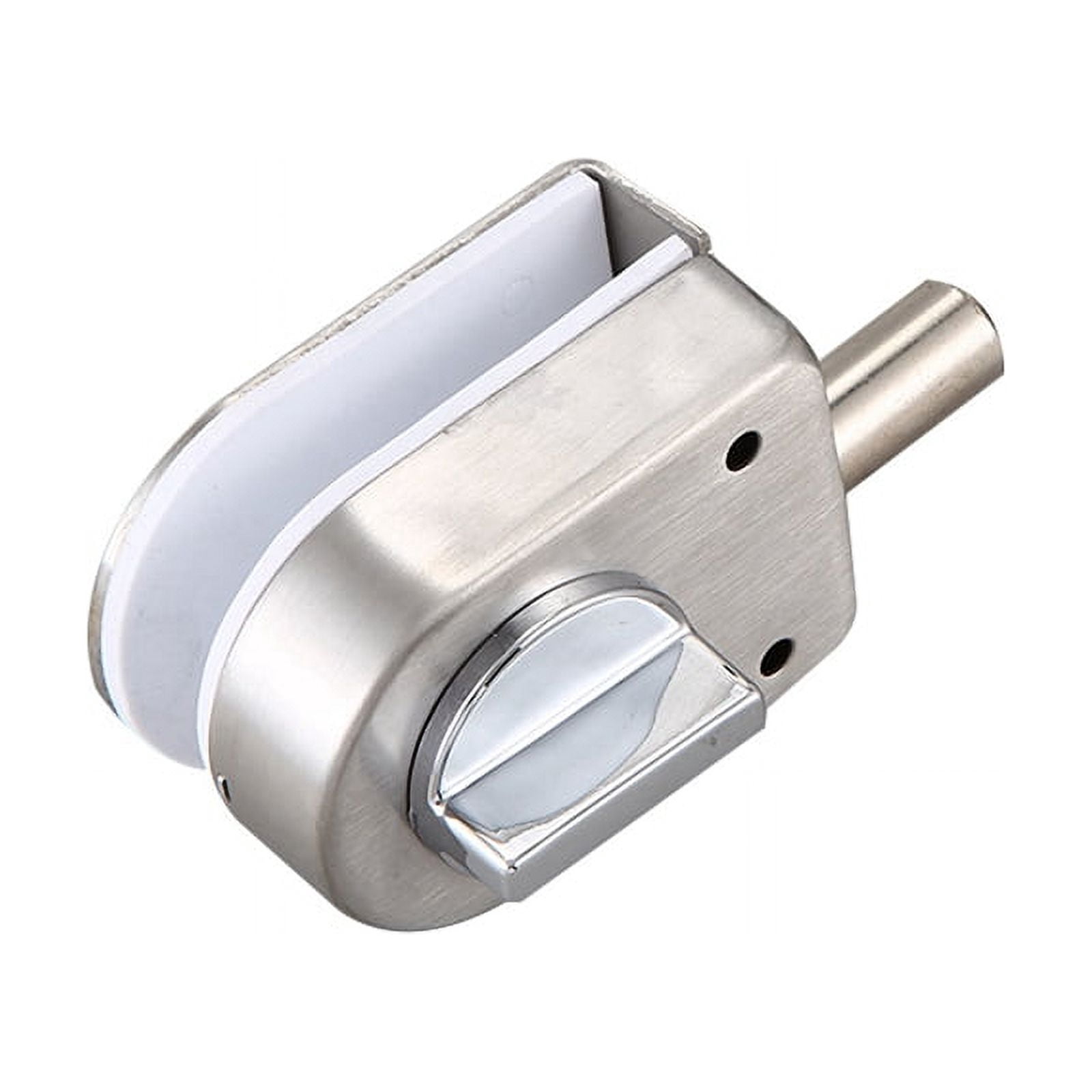 3X Stainless Steel,Glass Door Latches Lock/Bolt,138A ,Without Drilling,for Double Glass Door, Frameless Glass Door