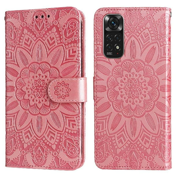 Funda tipo cartera GANGXUN para Xiaomi Redmi Note 11 4G , diseño girasol, cuero PU, soporte, cierre magnético, tarjetero