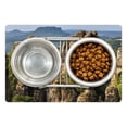 thumbnail image 1 of Medieval Pet Mat for Food and Water, Famous Historical Bastion Bridge in Swiss Germany Middle Age Culture Heritage Art, Non-Slip Rubber Mat for Dogs and Cats, 18" X 12", by Ambesonne, 1 of 2
