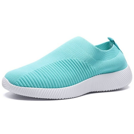 

Rimocy Breathable Mesh Platform Sneakers Women Comfort Soft Sole Elastic Knit Flat Shoes Woman 2022 New Parent-child Sneakers