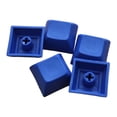 thumbnail image 4 of Milaget 12 Keys PBT DSA Keycaps Blank Printed DIY for Gaming Mechanical Keyboard, grainy Blue, 4 of 4