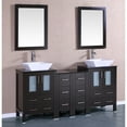 thumbnail image 2 of 60" Bosconi AW230SQCWG Double Vanity-Color:White,Finish:Brushed Nickel, 2 of 10