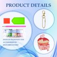 thumbnail image 2 of Cuadros Decorativos Diamond DIY Art Llaveros Dibujos animados para niños Fiesta en casa para adultos (YS206) 15pcs Wdftyju embutido en tela, 2 of 3