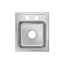 Proflo Pfsr1517 Bealeton 15" Ada Compliant Drop In Single Basin Stainless Steel Kitchen