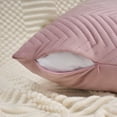 thumbnail image 3 of Unique Bargains Striped Throw Pillow Covers Pack of 2 Pink 18" x 18", 3 of 6