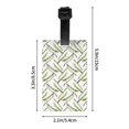 thumbnail image 4 of Luggage Tags for Suitcases, Asparagus Pattern funny Leather Bag Luggage Tags ID Label Tags Privacy Protection Travel Bag Labels, 4 of 6