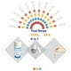 thumbnail image 5 of Papel de prueba multifuncional de calidad del agua, papel de prueba 6 en 1, tiras reactivas de PH, cloro, bromo alcalino, piscina, spa, papel de prueba de alta precisión, 50 tiras en una botella, 5 of 5