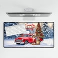 thumbnail image 4 of Santa is Coming Abyssinian Merry Christmas Xmas Noel Truck Tree Desk Mat Full Keyboard Mouse Pad Cat Lover Kitten Owner Gifts Large Mousepad - 02023, 4 of 5