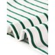 thumbnail image 5 of Camisetas de mujer INSPIRE CHIC de rayas, de manga corta, cuello redondo, tops casuales, M Verde, 5 of 6