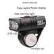 thumbnail image 2 of luces LED para bicicleta, recargables por USB, 6 modos de iluminación, luz frontal para bicicleta, luz impermeable IPX5 para bicicletas de montaña y de carretera, 2 of 8