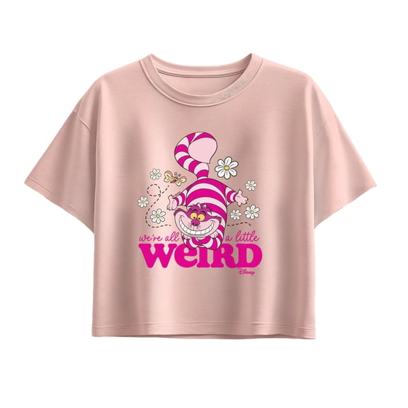Alice in Wonderland - We're All a Little Weird - Youth Girls Boxy T-Shirt