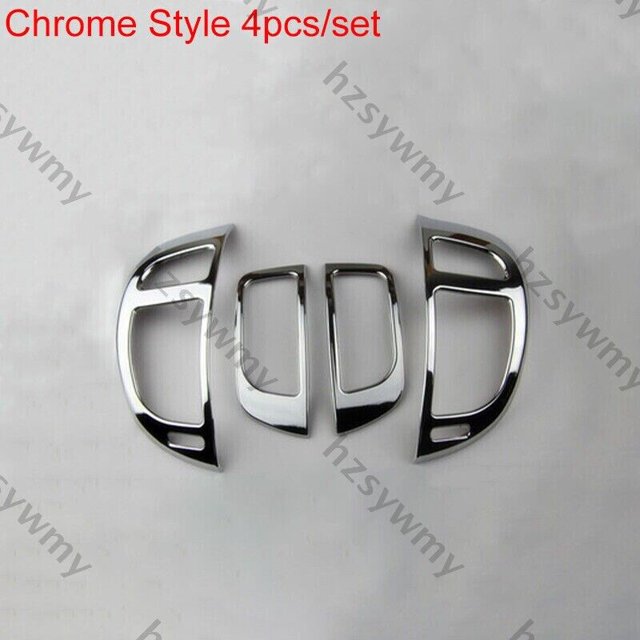 Chrome Style Instrument L&R Sortie d'Air Évent pour Ram e Garniture pour Kia Forte 2010 - 2013 -