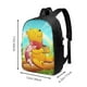 thumbnail image 5 of Mochila de viaje para portátil con diseño de Winnie The Pooh Light Flight, antirrobo con puerto de carga USB, mochila universitaria, gran capacidad para el trabajo, color negro, 17 pulgadas, 5 of 8
