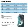 thumbnail image 4 of Kdxio Surfing Shark for Men's Muscle T-shirt,Sleeveless for Workout Running Athletic Gym Lounge Casual, 4 of 5