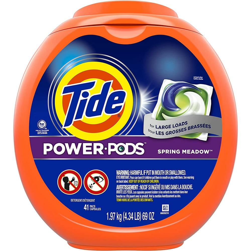 Tide Power PODS Laundry Detergent Pacs, Designed for Large Loads