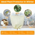 thumbnail image 4 of Plant Covers Freeze Protection, iMounTEK 43"×32" Winter Plant Protection Drawstring Bags for Outdoor Garden Plants, Reusable Non-Woven Plant Frost Blanket, 3Pack, 4 of 8