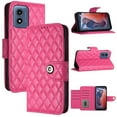 thumbnail image 6 of for Motorola Moto G Play 4G 2024 Wallet Case, Elegant Card Holder Cash Slot PU Leather Kickstand Wrist Strap Shockproof Protective Flip Women Girls Case for Motorola Moto G Play 4G 2024, Rose, 6 of 7